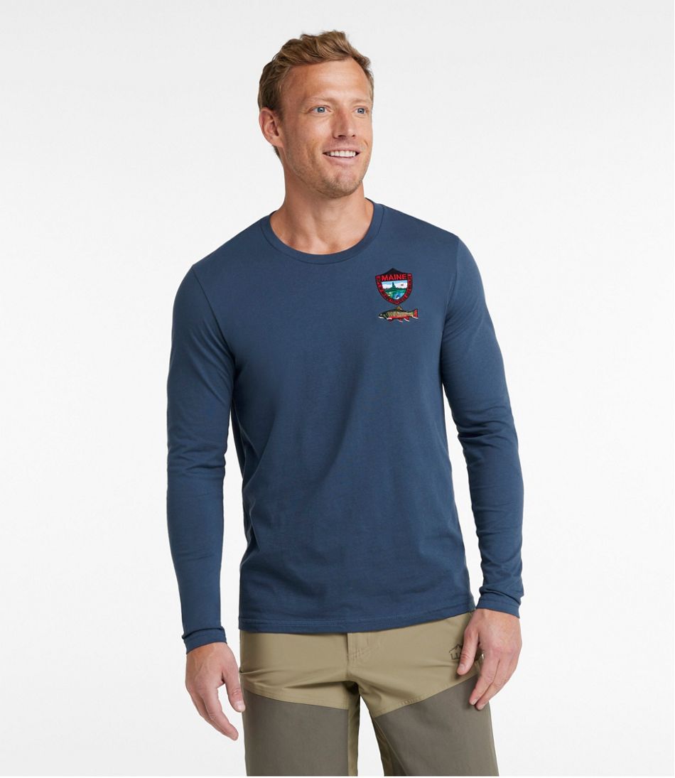 Men's MIF&W Tee, Long-Sleeve Brook Trout - Image 2