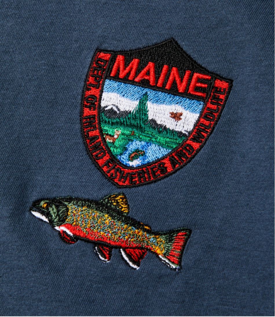 Men's MIF&W Tee, Long-Sleeve Brook Trout - Image 4