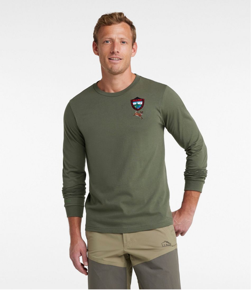 Men's MIF&W Tee, Long-Sleeve White-Tailed Deer - Image 2
