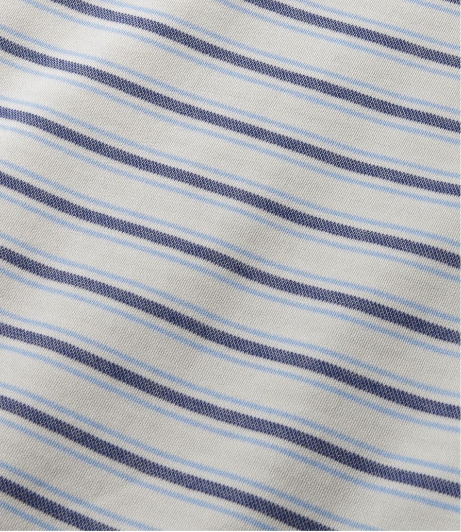 Men's Comfort Stretch Performance? Polo, Long-Sleeve, Stripe - Image 4