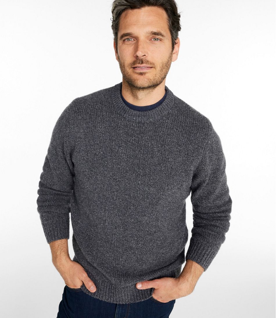 Men's Bean's Classic Ragg Wool Sweater, Crewneck - Image 2