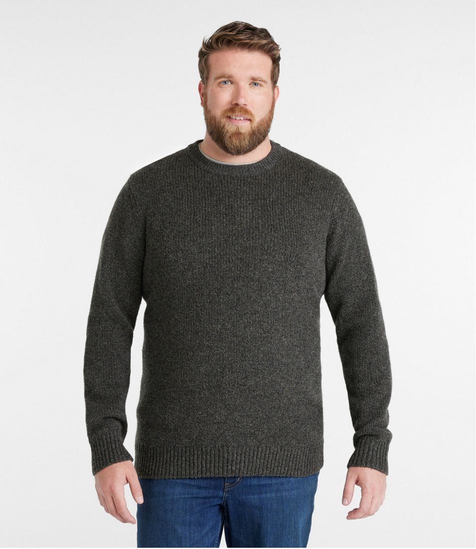 Men's Bean's Classic Ragg Wool Sweater, Crewneck - Image 4