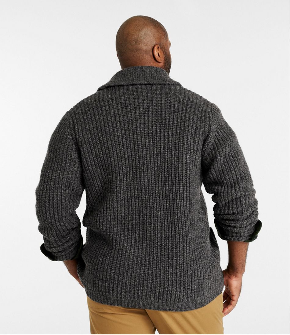 Men's L.L.Bean Classic Ragg Wool Sweater, Cardigan - Image 5