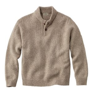 Men's L.L.Bean Classic Ragg Wool Sweater, Henley