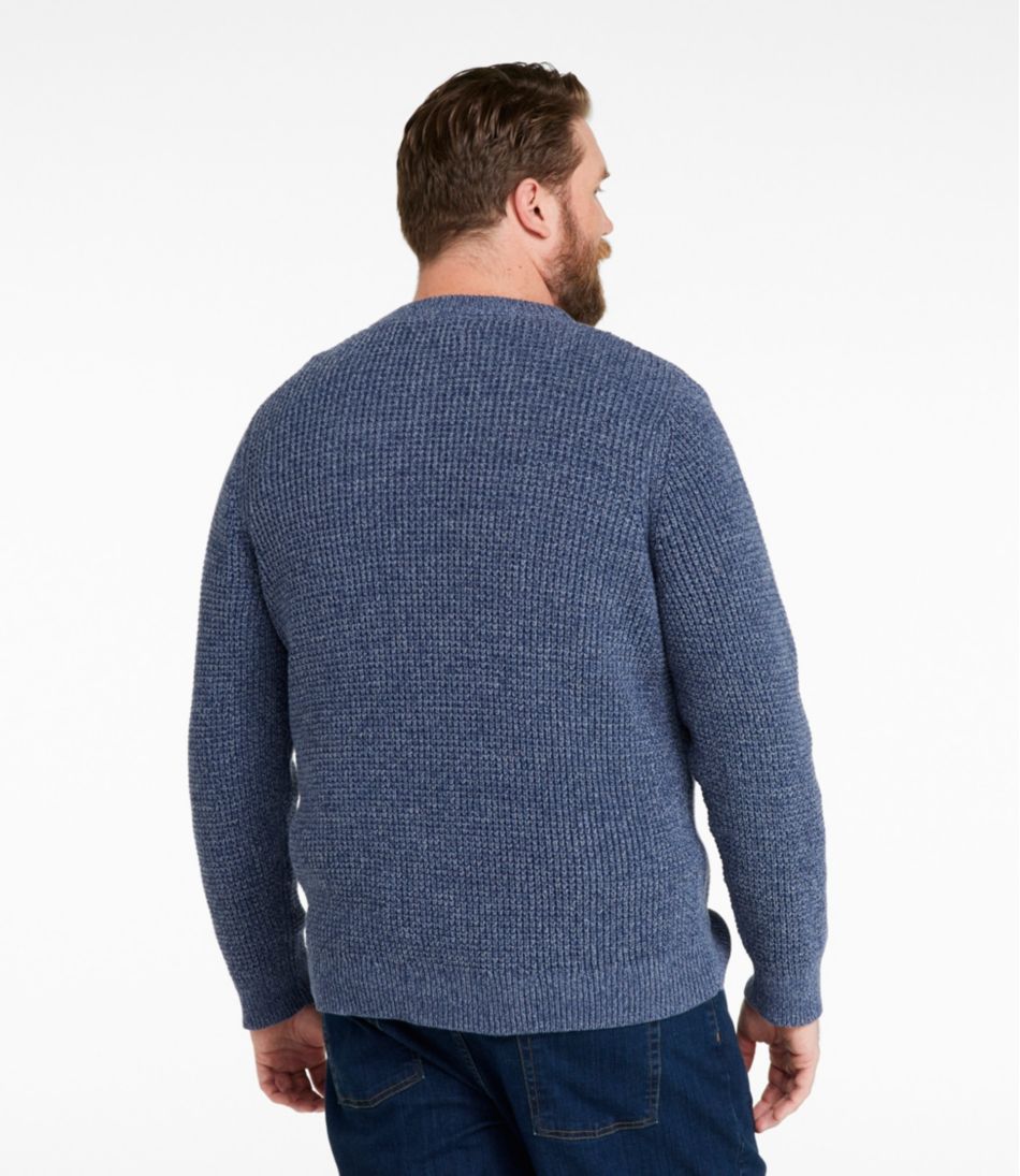 Men's L.L.Bean Organic Cotton Waffle Sweater, Henley - Image 5