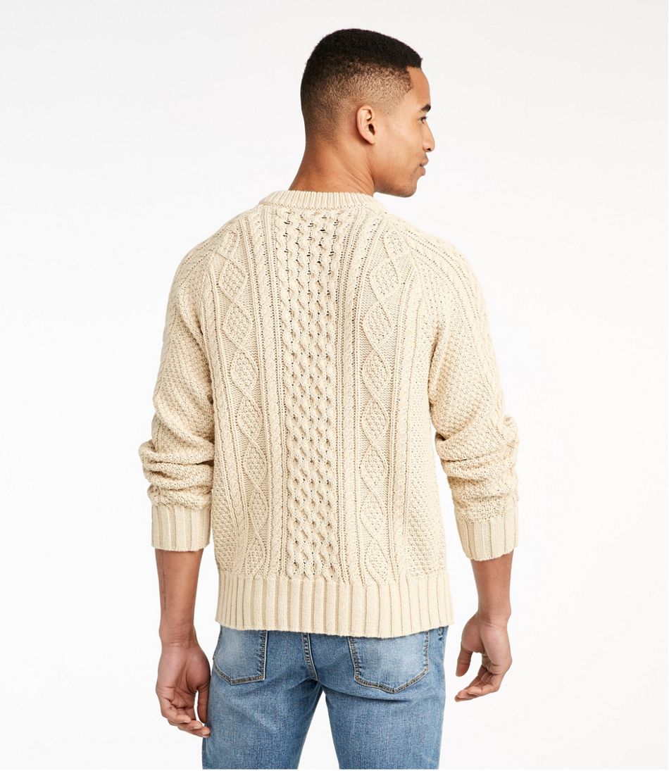 Men's Signature Cotton Fisherman Sweater - Image 3