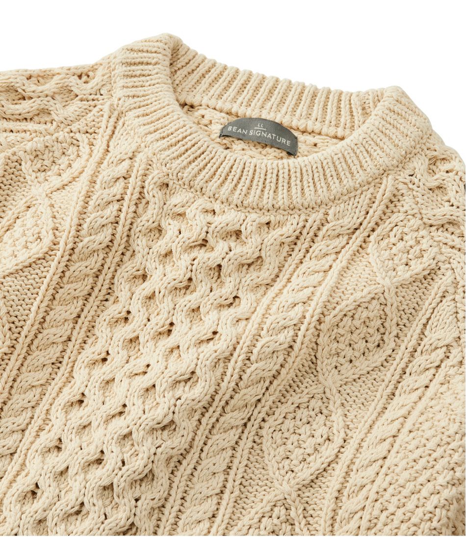 Men's Signature Cotton Fisherman Sweater - Image 6