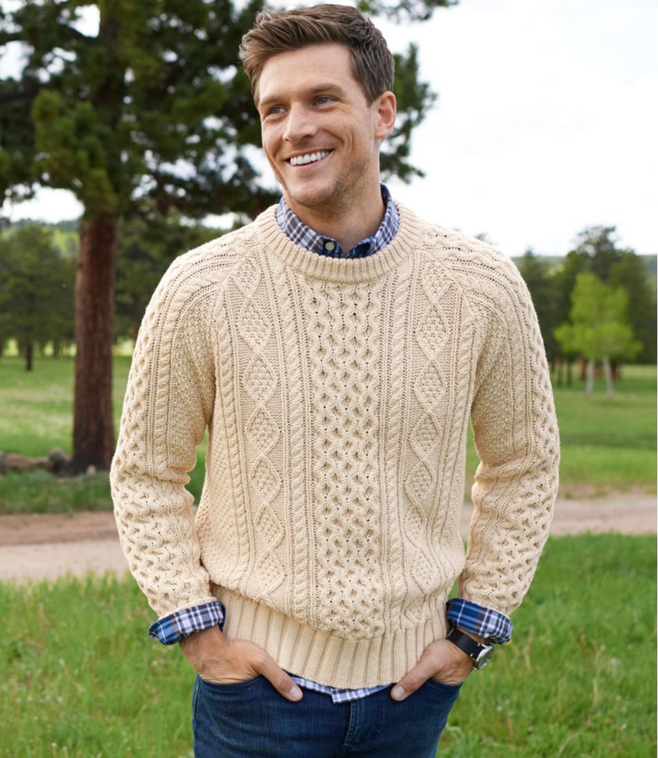 Men's Signature Cotton Fisherman Sweater - Image 8