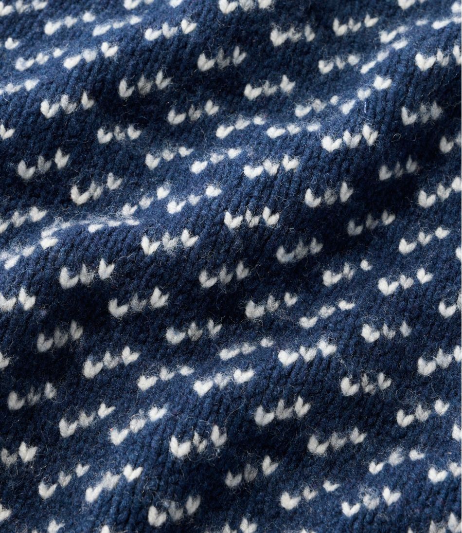 Men's Bean's Classic Ragg Wool Sweater, Crewneck, Bird's-Eye - Image 7