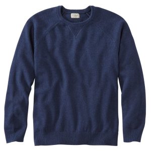 Men's Wicked Soft Cotton/Cashmere Sweater, Crewneck
