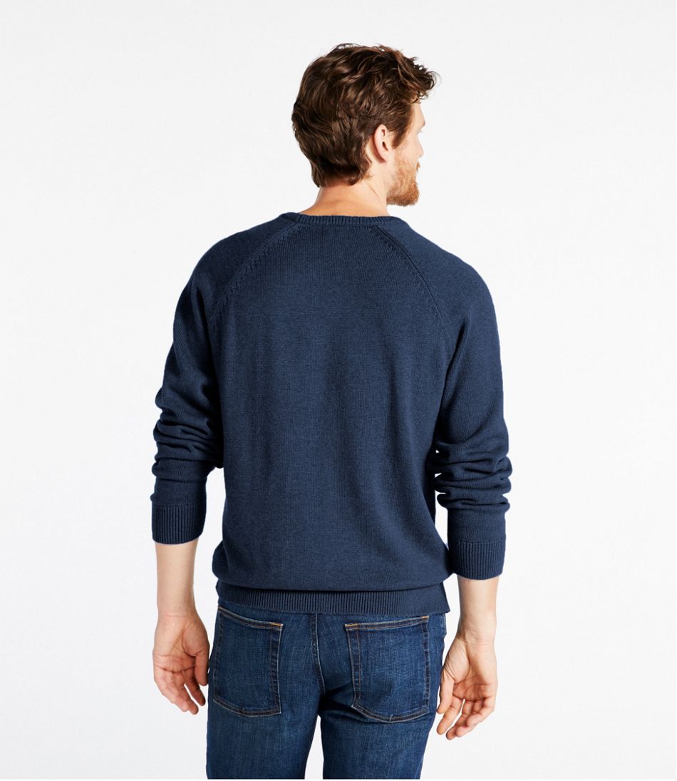 Men's Wicked Soft Cotton/Cashmere Sweater, Crewneck - Image 3