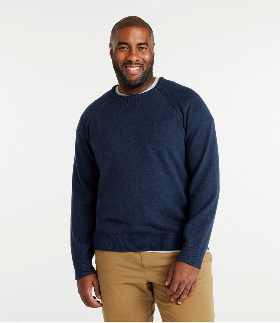 Men's Wicked Soft Cotton/Cashmere Sweater, Crewneck - Image 4