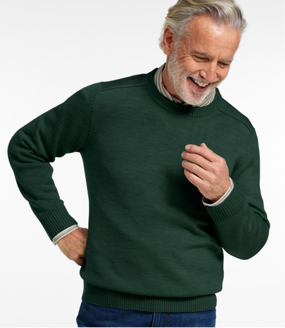 Men's Essential Merino Sweater, Crewneck - Image 2