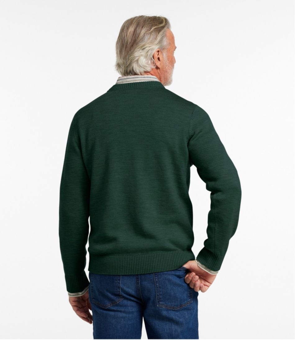 Men's Essential Merino Sweater, Crewneck - Image 3
