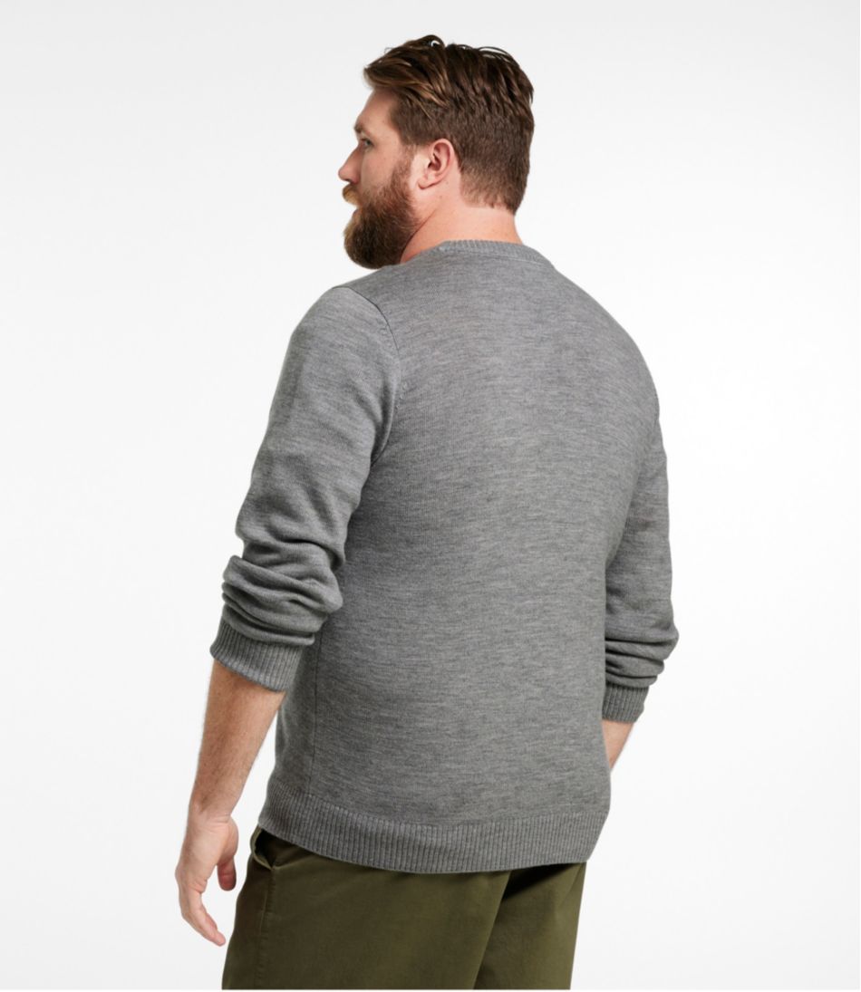 Men's Essential Merino Sweater, Crewneck - Image 5