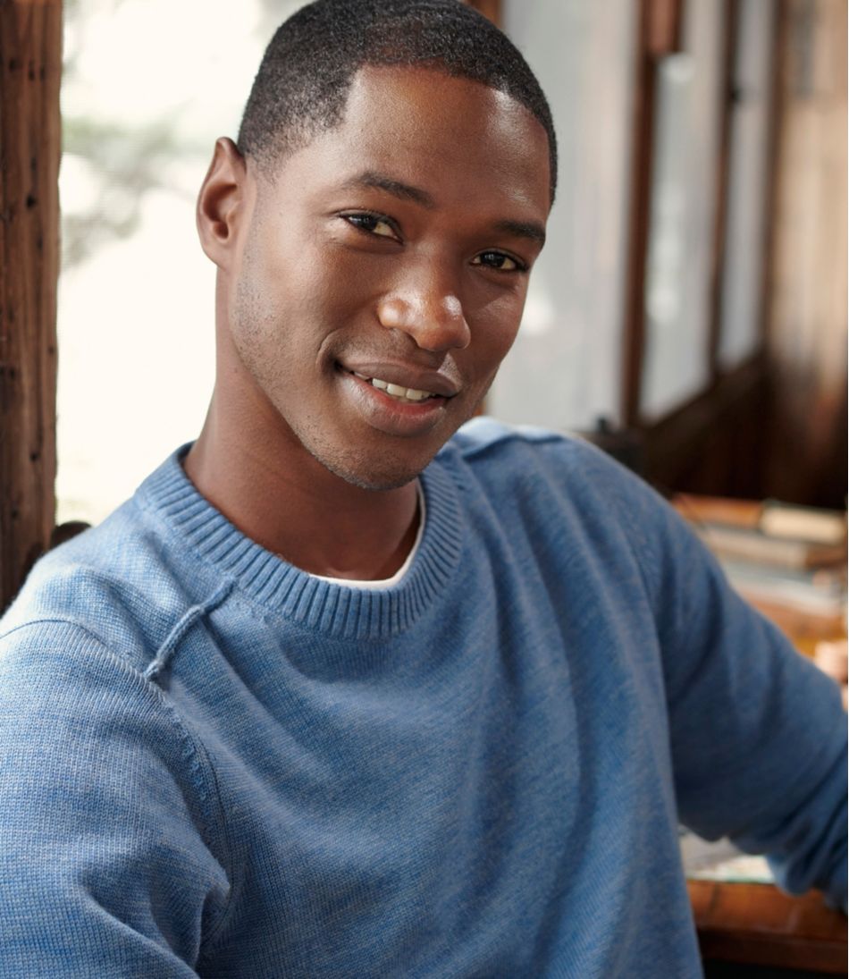 Men's Essential Merino Sweater, Crewneck - Image 9