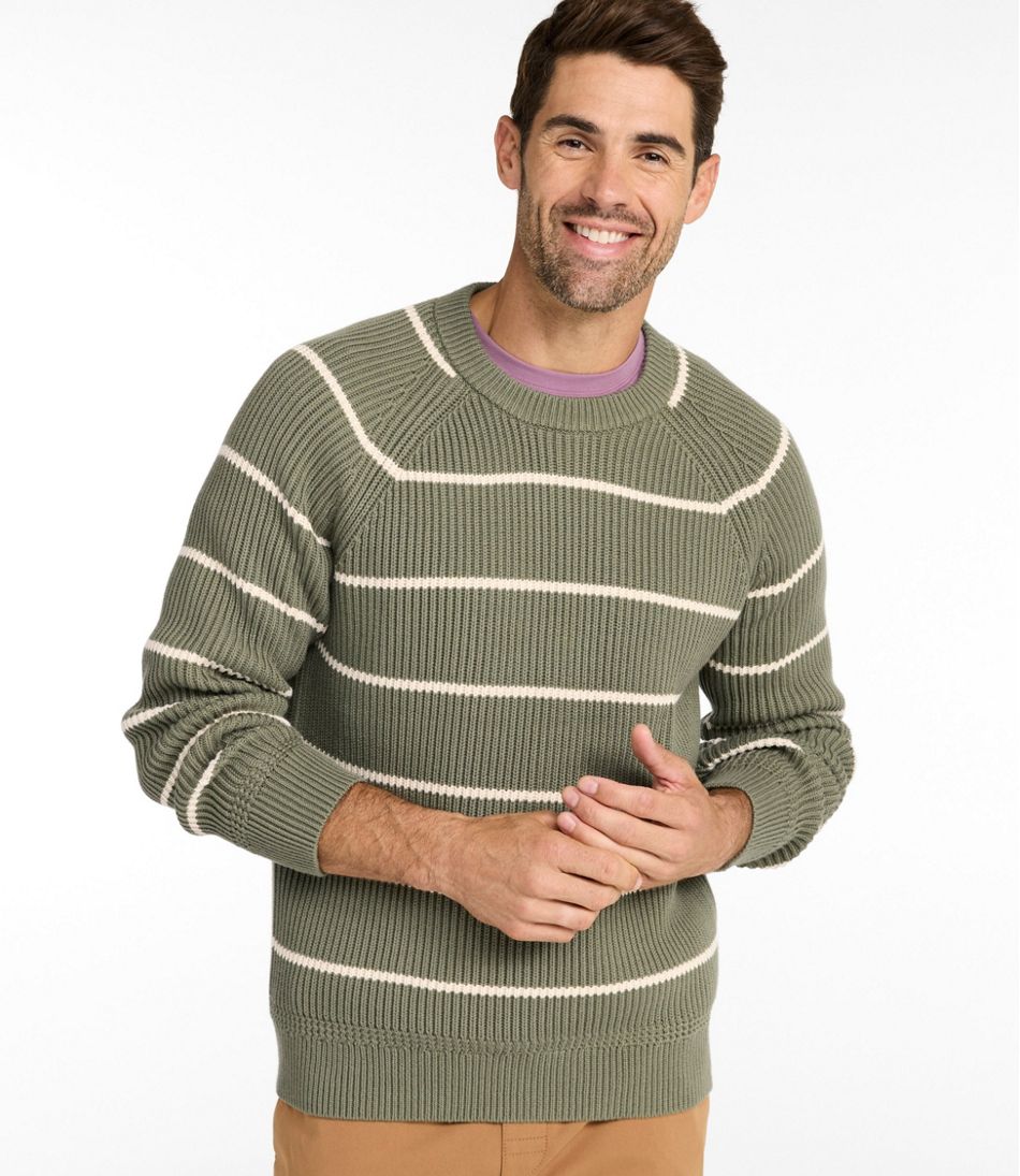 Men's Mariner Rib Crew Sweater, Stripe - Image 2