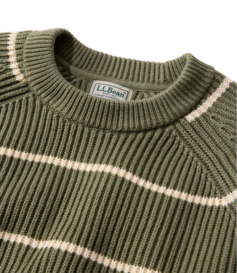 Men's Mariner Rib Crew Sweater, Stripe - Image 4