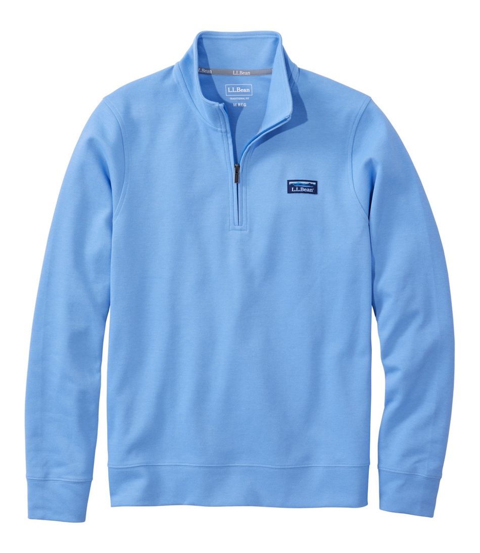 Men's Comfort Stretch Performance? Piqu??, Quarter-Zip Pullover