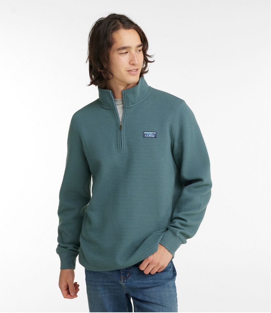 Men's Lakewashed Double-Knit Quarter-Zip Pullover - Image 2