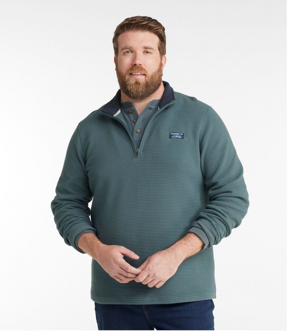 Men's Lakewashed Double-Knit Quarter-Zip Pullover - Image 4