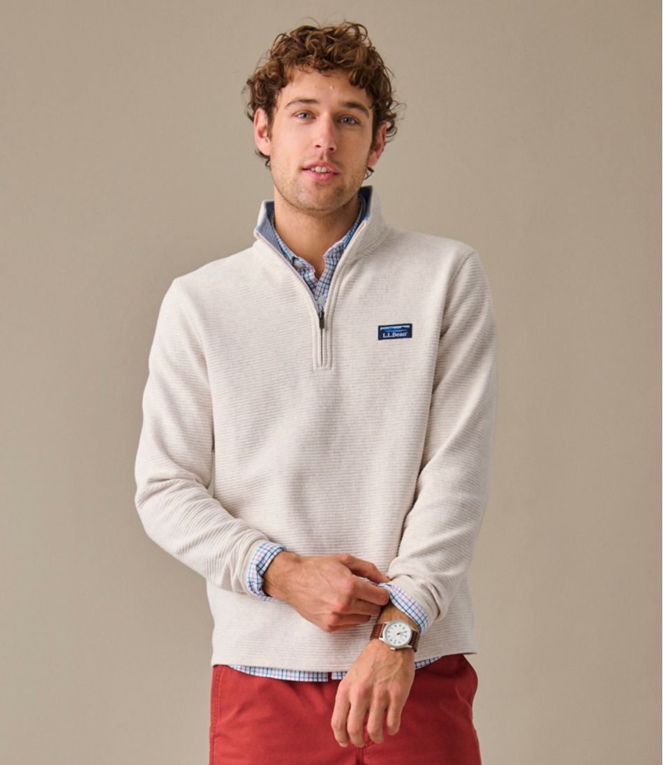 Men's Lakewashed Double-Knit Quarter-Zip Pullover - Image 8