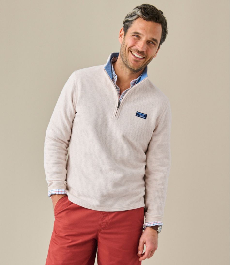 Men's Lakewashed Double-Knit Quarter-Zip Pullover - Image 9