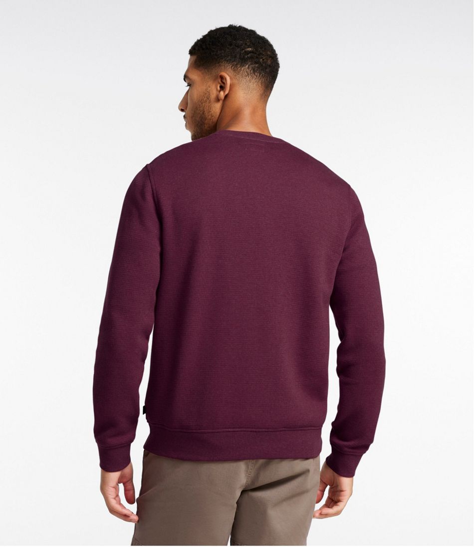 Men's All Seasons Textured Sweats, Crewneck - Image 3