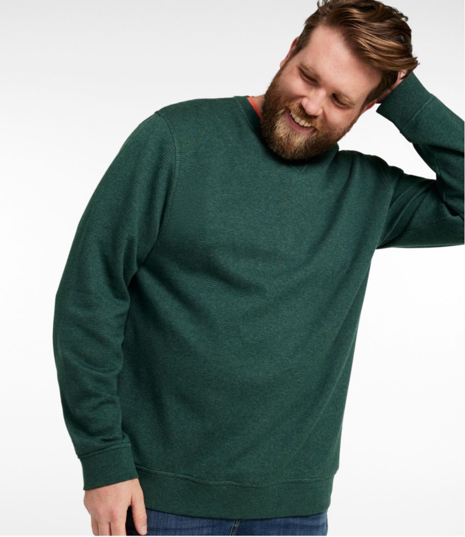 Men's All Seasons Textured Sweats, Crewneck - Image 4