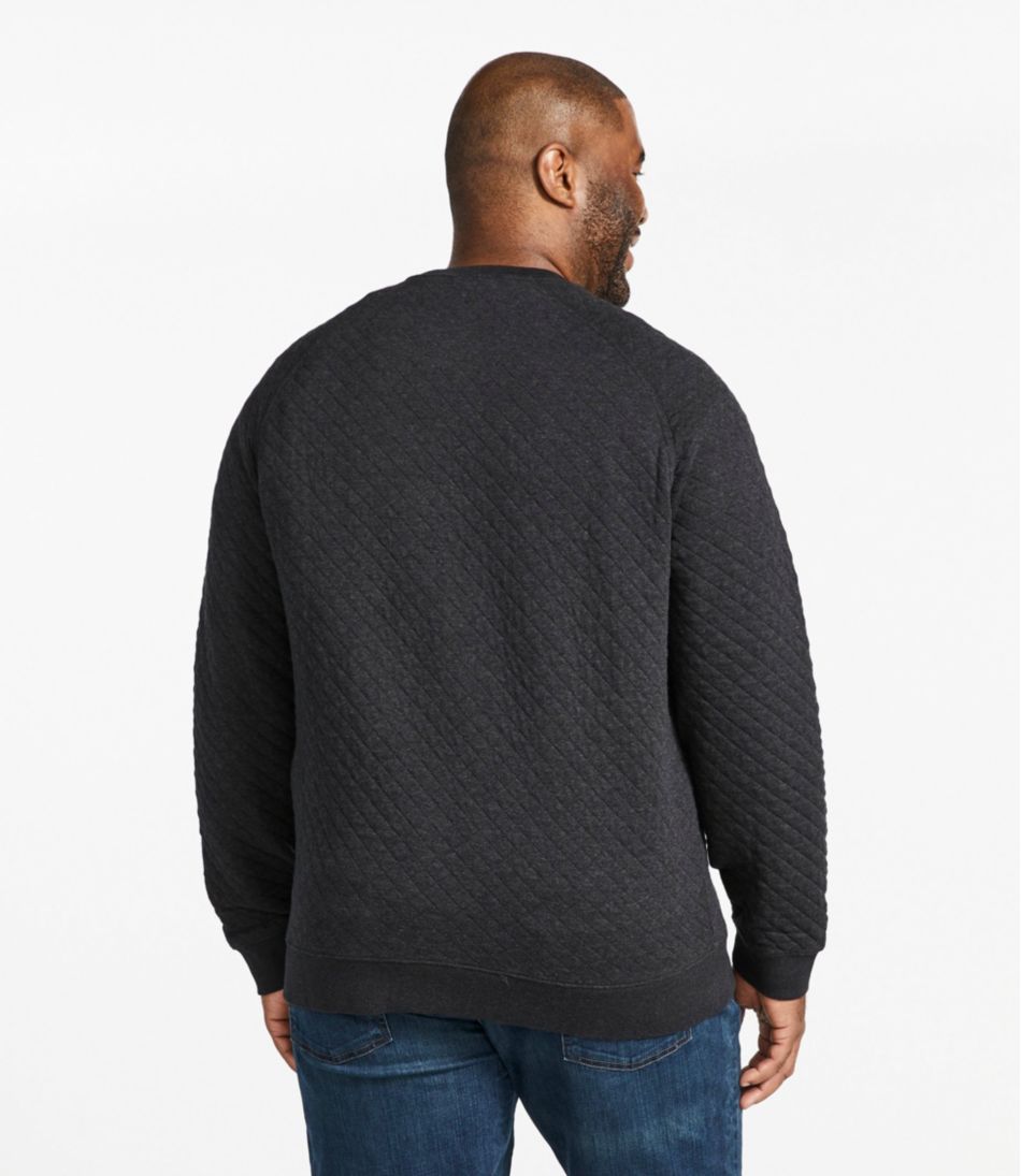 Men's Quilted Sweatshirt, Crewneck - Image 5
