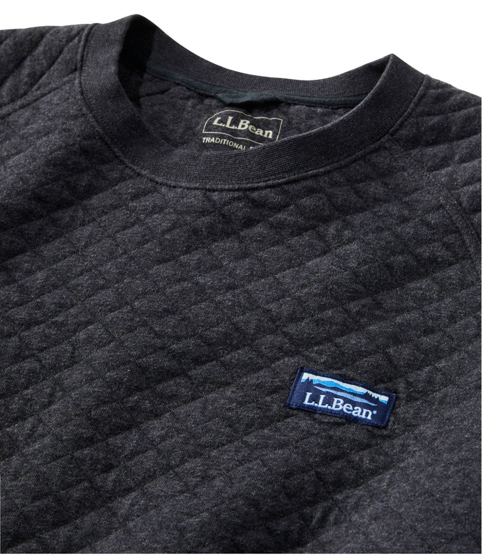Men's Quilted Sweatshirt, Crewneck - Image 6