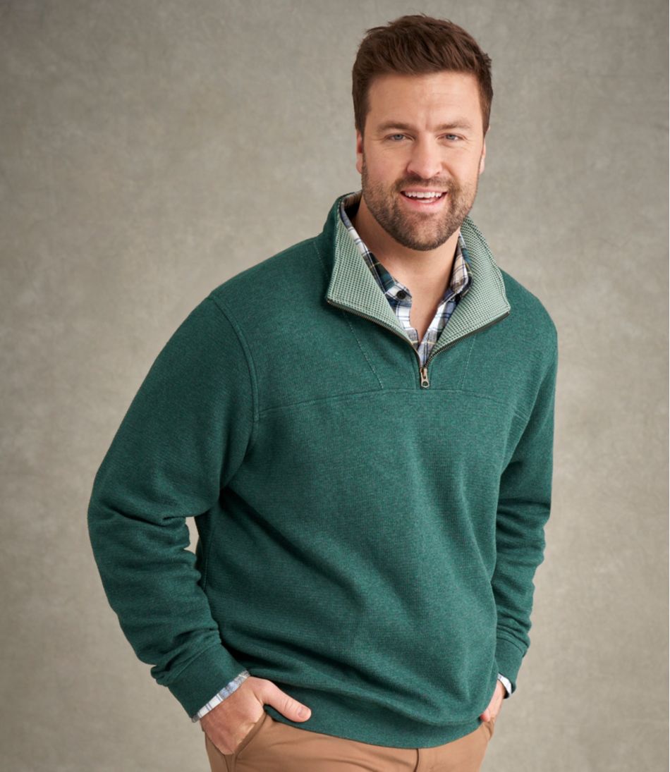 Men's All Seasons Textured Sweats, Quarter-Zip - Image 13