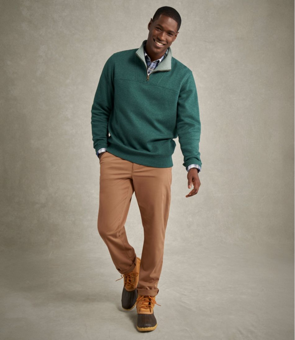Men's All Seasons Textured Sweats, Quarter-Zip - Image 14