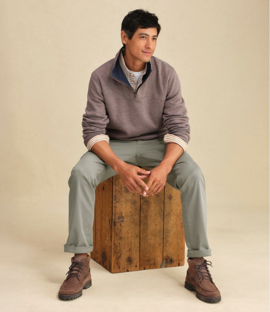 Men's All Seasons Textured Sweats, Quarter-Zip - Image 9