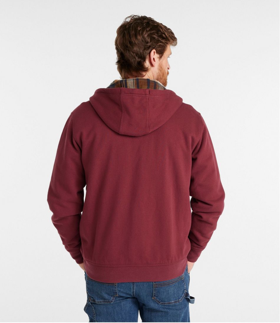 Men's Katahdin Iron Works? Hooded Sweatshirt, Flannel-Lined - Image 3