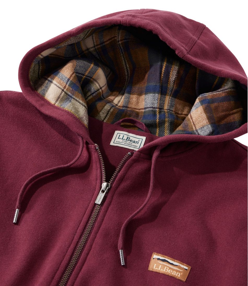 Men's Katahdin Iron Works? Hooded Sweatshirt, Flannel-Lined - Image 6