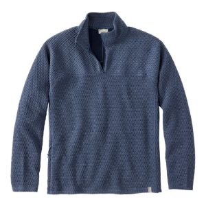 Men's Ridgeknit Pullover, Quarter-Zip
