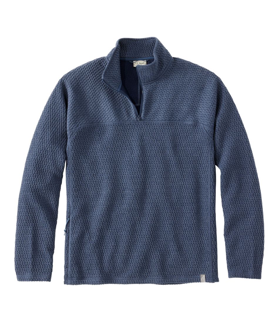Men's Ridgeknit Pullover, Quarter-Zip
