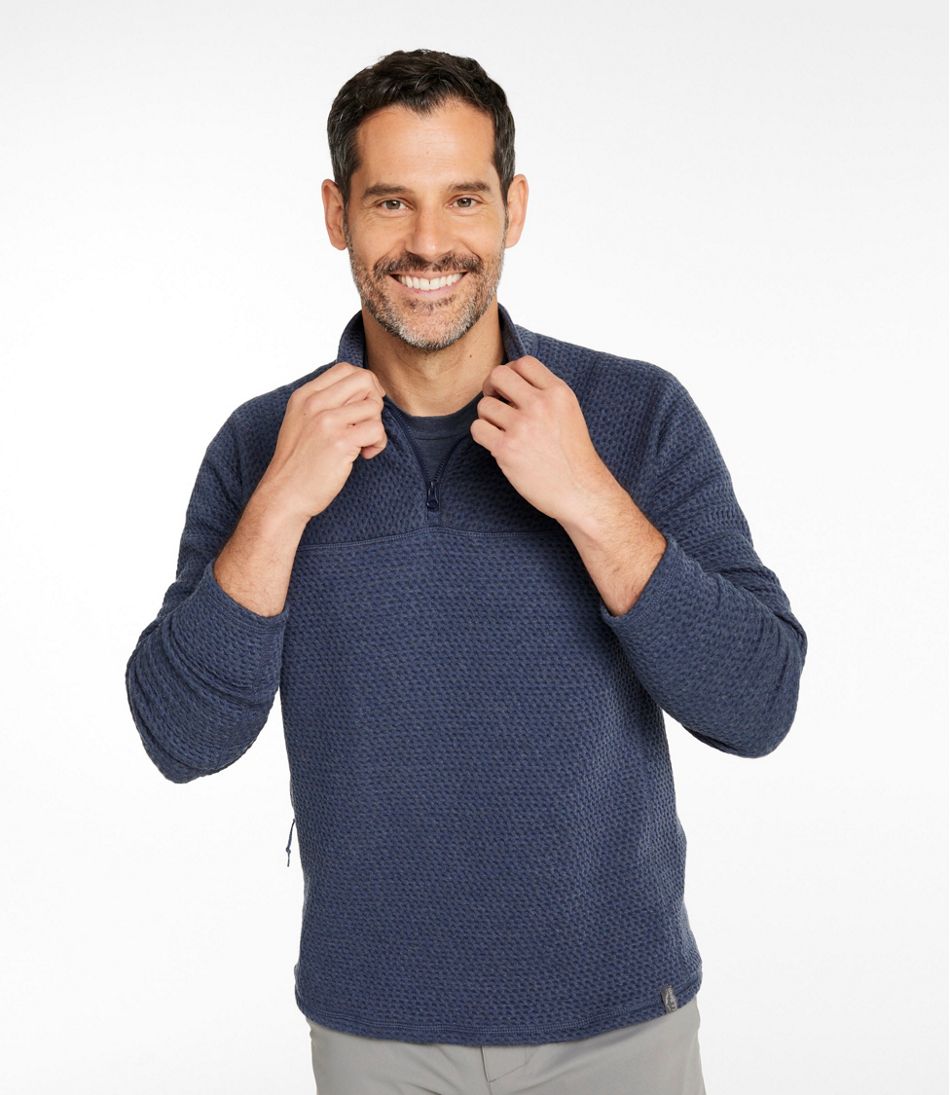 Men's Ridgeknit Pullover, Quarter-Zip - Image 2