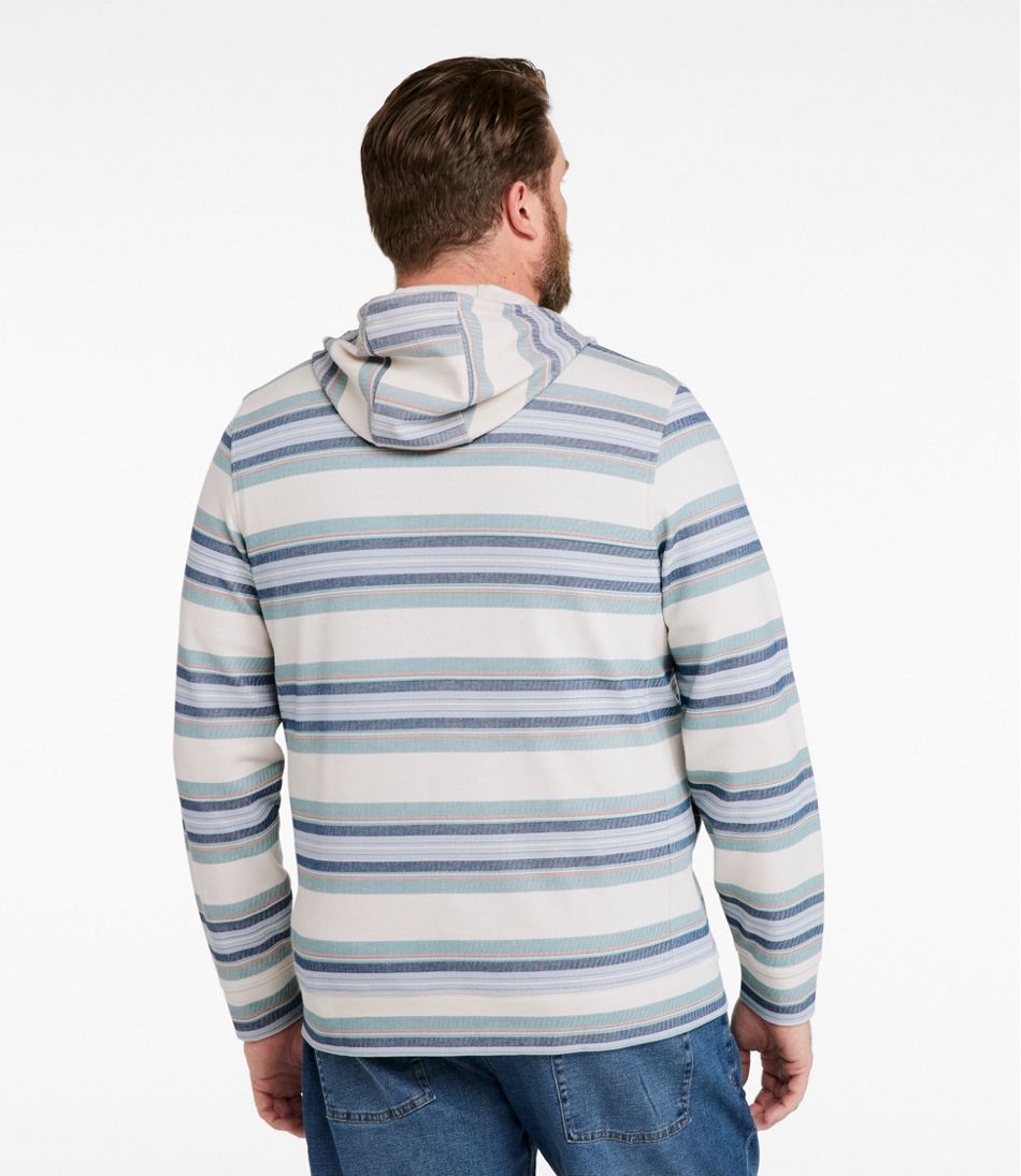 Men's Comfort Stretch Performance? Piqu??, Full-Zip Hoodie, Stripe - Image 5