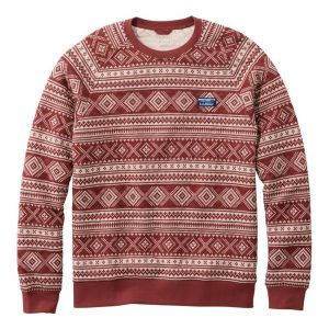 Men's Bean's Quilted Sweatshirt, Crewneck, Print