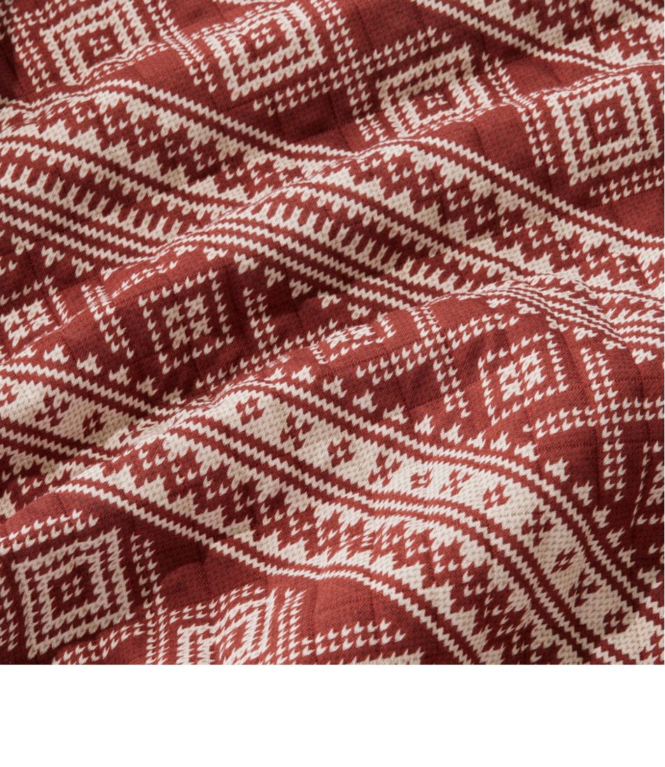 Men's Bean's Quilted Sweatshirt, Crewneck, Print - Image 5