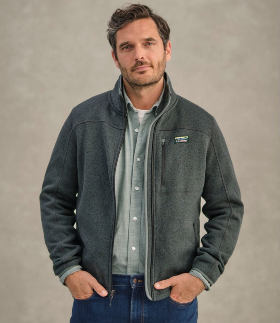 Men's L.L.Bean Sweater Fleece Full-Zip Jacket - Image 8