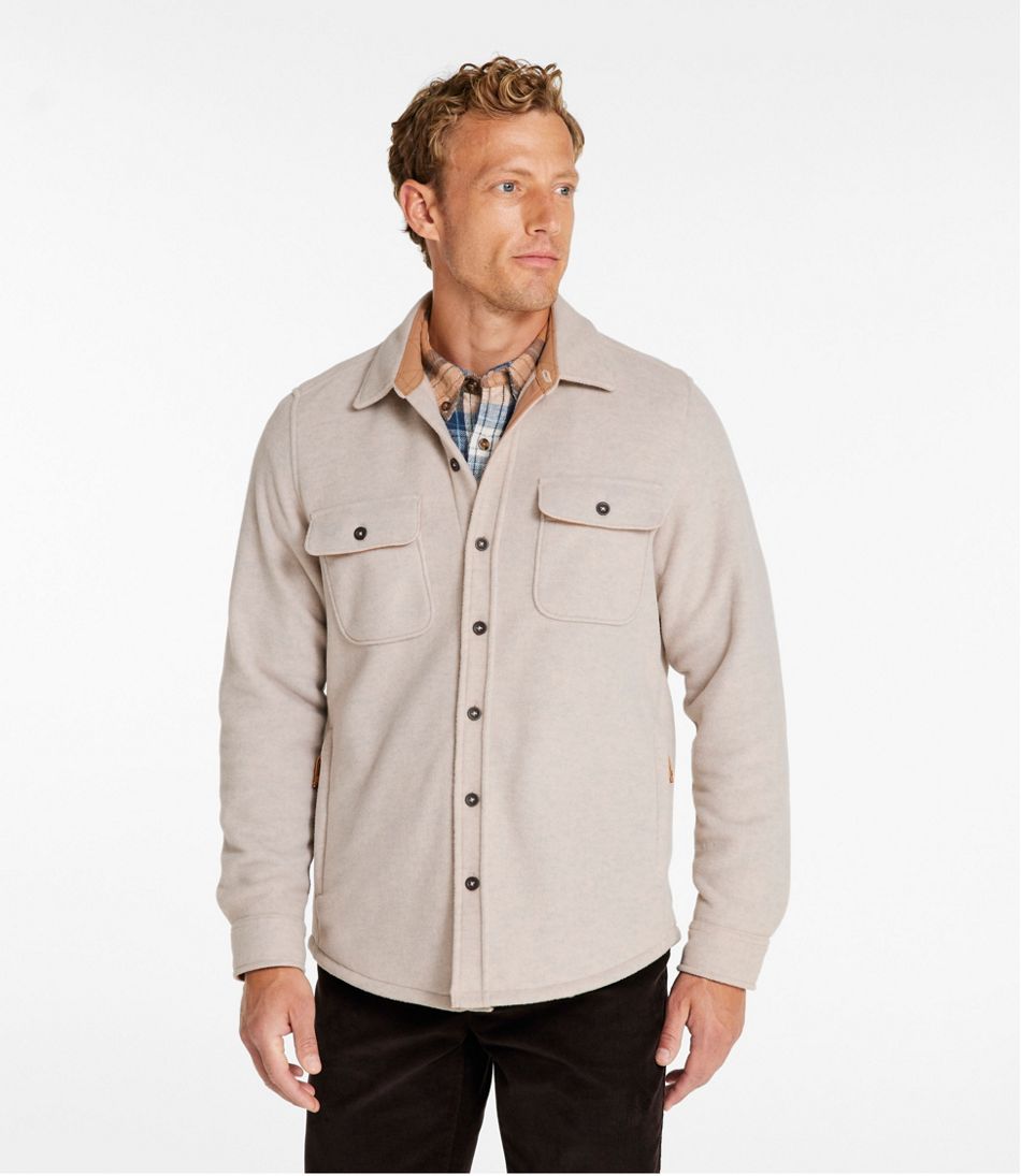 Men's Bean's Mariner Fleece Shirt - Image 2