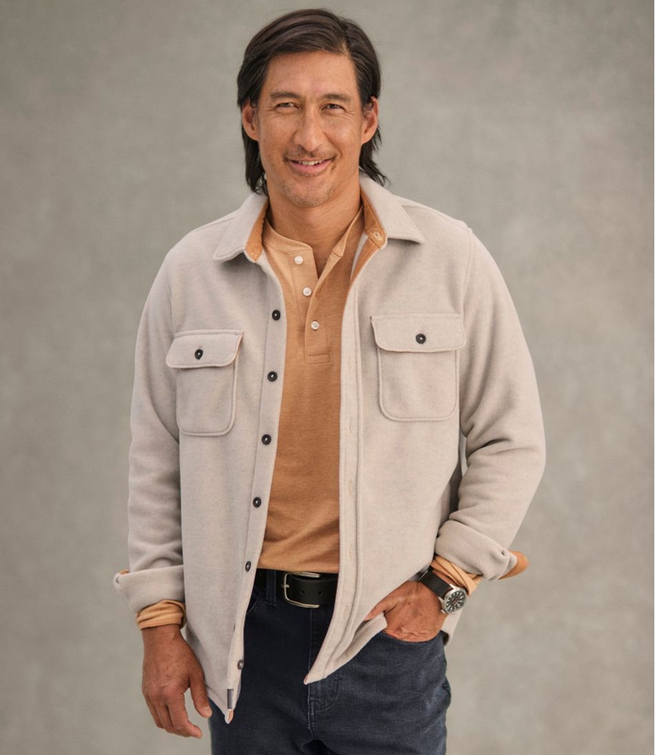 Men's Bean's Mariner Fleece Shirt - Image 9