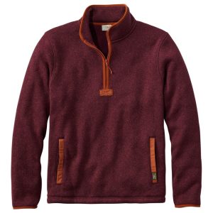 Men's Bean's Sweater Fleece Half-Zip Pullover