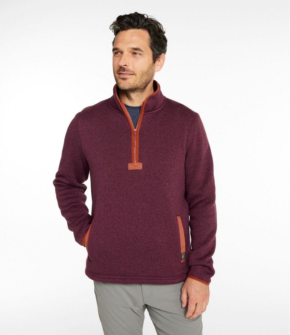 Men's Bean's Sweater Fleece Half-Zip Pullover - Image 2