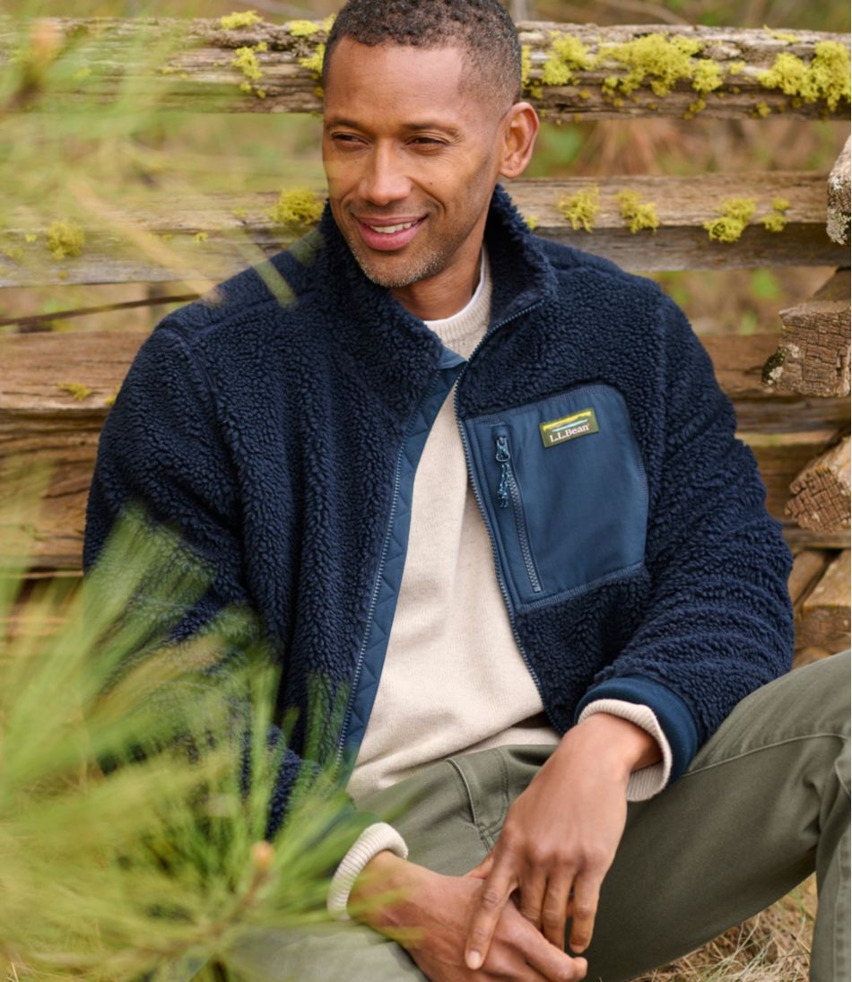 Men's Bean's Sherpa Fleece Jacket - Image 9