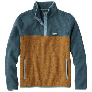 Men's L.L.Bean Sweater Fleece Pullover, Colorblock
