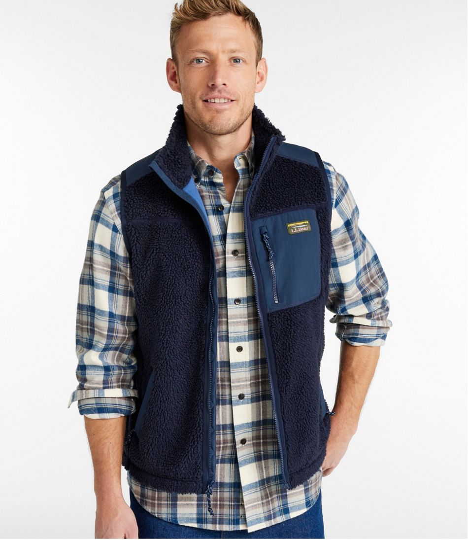 Men's Bean's Sherpa Vest - Image 2